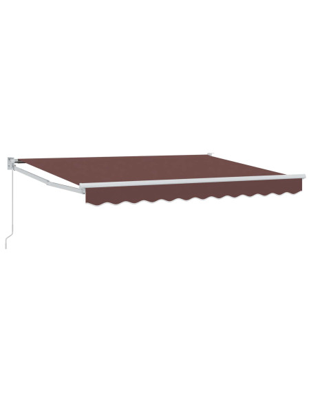 Tenda retrattile manuale Marrone 3,5 x 2 m