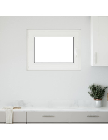 Finestra per Soffitta RISOR Antracite 80 x 70 cm PVC e Vetro