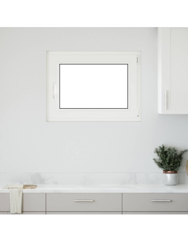 Finestra per Soffitta RISOR Antracite 80 x 60 cm PVC e Vetro