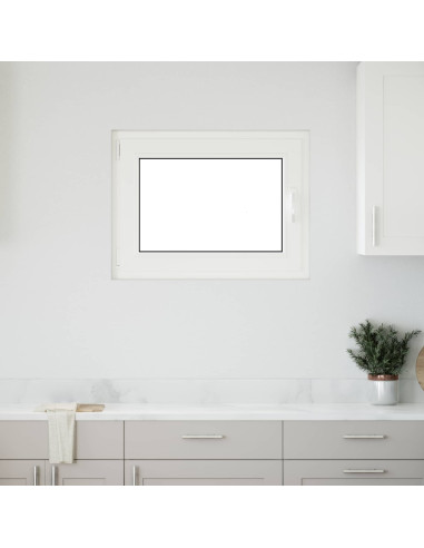 Finestra per Soffitta RISOR Antracite 80 x 70 cm PVC e Vetro