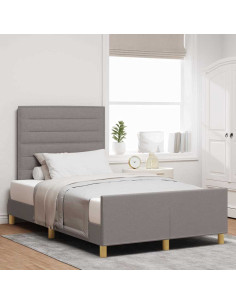 Struttura del letto con testiera Talpa 120 x 190 cm Tessuto