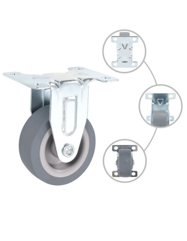 Rotelle Fisse 24 pz 50 mm