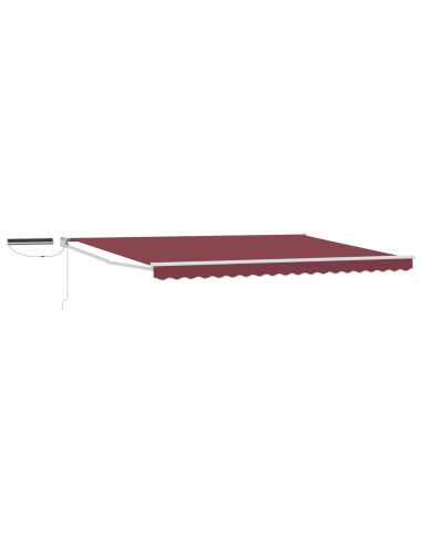 Tettuccio Elettrico Retrattile Rosso Borgogna 4,5 × 3 m
