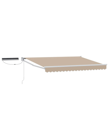 Tettuccio Elettrico Retrattile Beige 2,5 x 2 m