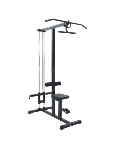 Lat machine Nero 110 x 70 x 187 cm Acciaio verniciato a polvere