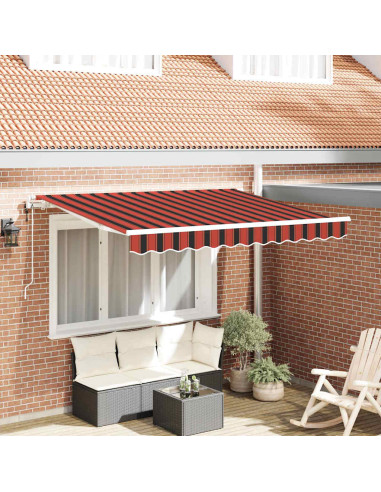 Tenda Retrattile Arancione 250 x 200 cm Tessuto