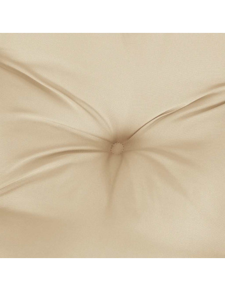 Cuscini Panca da Giardino 2pz Beige 200x50x7cm Tessuto Oxford