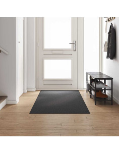 Runner in Moquette Grigio scuro 100 x 300 cm 100% Polipropilene