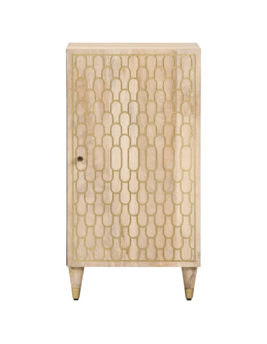 Credenza 40x33x75 cm in Legno Massello di Mango