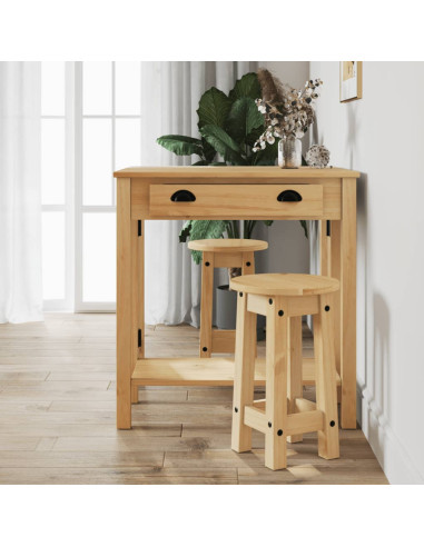 Set da Bar 3 pz in Legno Massello di Pino