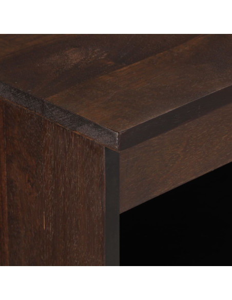 Credenza Marrone 60x34x75 cm in Legno Massello di Mango
