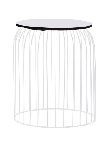 Tavolini da Caffè 3 pz Bianchi