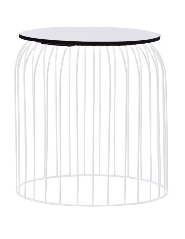 Tavolini da Caffè 3 pz Bianchi