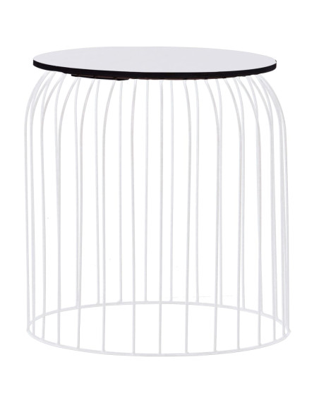 Tavolini da Caffè 3 pz Bianchi