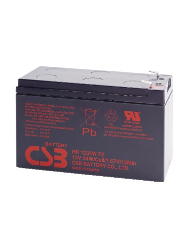 HR1234W BATTERIA ERMETICA AL PIOMBO 12V 9AH
