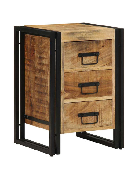 Armadio da Notte 40 x 40 x 59 cm Legno di mango massello
