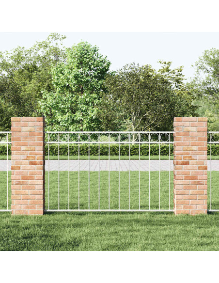 Elemento Recinzione Assen Bianco 170 x 80 cm Acciaio