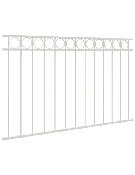 Elemento Recinzione Assen Bianco 170 x 80 cm Acciaio