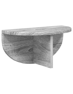Scaffale da parete Grigio Sonoma 38 x 19 x 19 cm 2