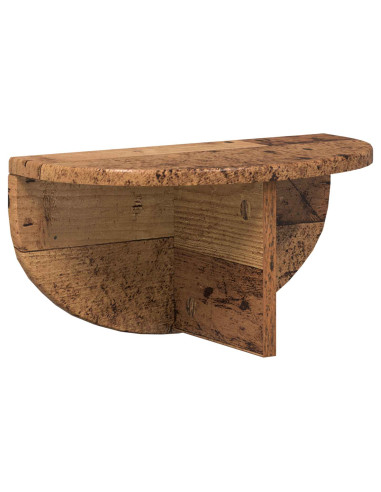 Scaffale da parete 2 pcs Legno vecchio 38 x 19 x 19 cm