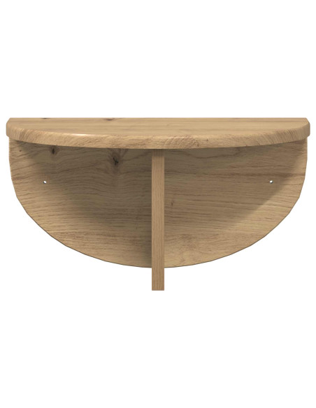 Scaffale da parete Rovere artigianale 38 x 19 x 19 cm