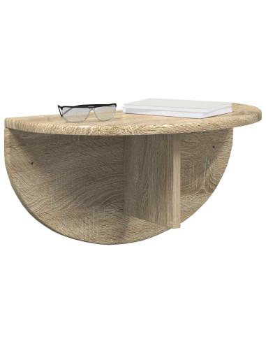 Scaffale da parete Rovere Sonoma 48 x 24 x 24 cm