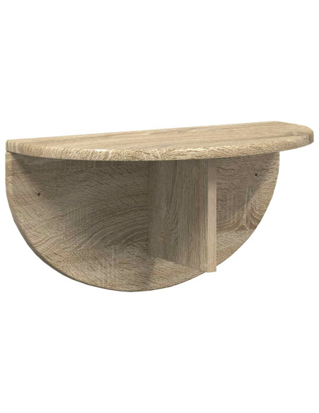 Scaffale da parete 2 pcs Rovere Sonoma 48 x 24 x 24 cm