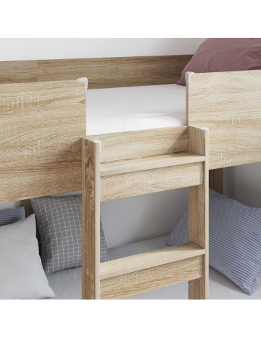 Letto a Castello per Bambini Rovere Sonoma 100 x 200 cm