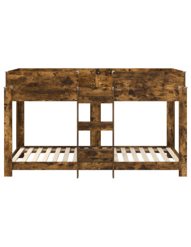 Letto a Castello per Bambini Rovere fumé 100 x 200 cm