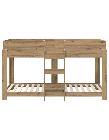 Letto a Castello per Bambini Rovere artigianale 100 x 200 cm