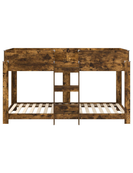 Letto a Castello per Bambini Rovere fumé 90 x 200 cm