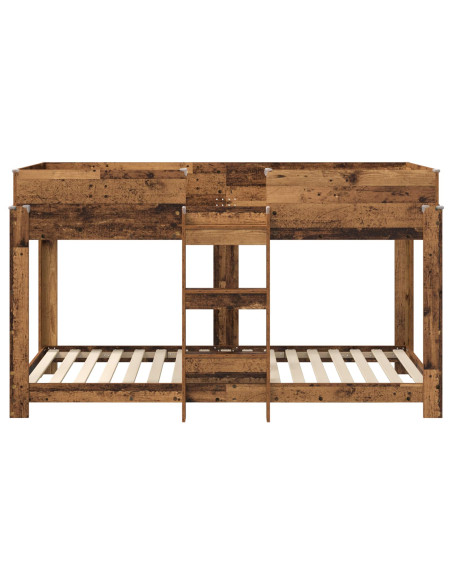 Letto a Castello per Bambini Legno vecchio 90 x 200 cm