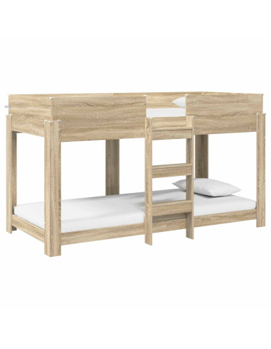 Letto a Castello per Bambini Rovere Sonoma 100 x 190 cm
