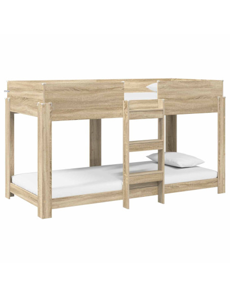 Letto a Castello per Bambini Rovere Sonoma 100 x 190 cm