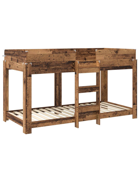 Letto a Castello per Bambini Legno vecchio 100 x 190 cm