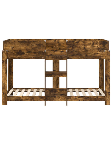 Letto a Castello per Bambini Rovere fumé 75 x 190 cm