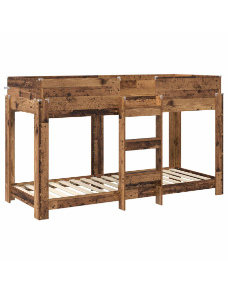 Letto a Castello per Bambini Legno vecchio 75 x 190 cm