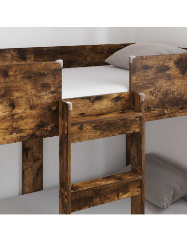 Letto a Castello per Bambini Rovere fumé 80 x 160 cm
