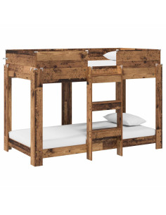 Letto a Castello per Bambini Legno vecchio 90 x 160 cm 2