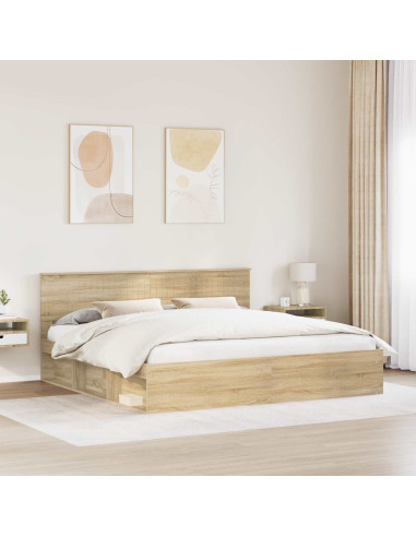 Struttura del letto Sonoma 200 x 200 cm Pino massello