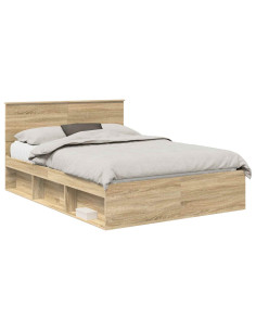 Struttura del letto Sonoma 140 x 200 cm Pino massello 2