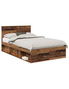 Struttura del letto Legno vecchio 120 x 200 cm Pino massello 2