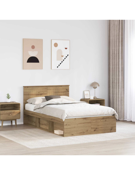 Struttura del letto Rovere Artigianale 120 x 190 cm