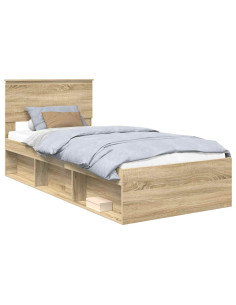 Struttura del letto Sonoma 90 x 190 cm Pino massello 2