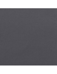Cuscino per Panca Antracite 110x50x7 cm in Tessuto Oxford