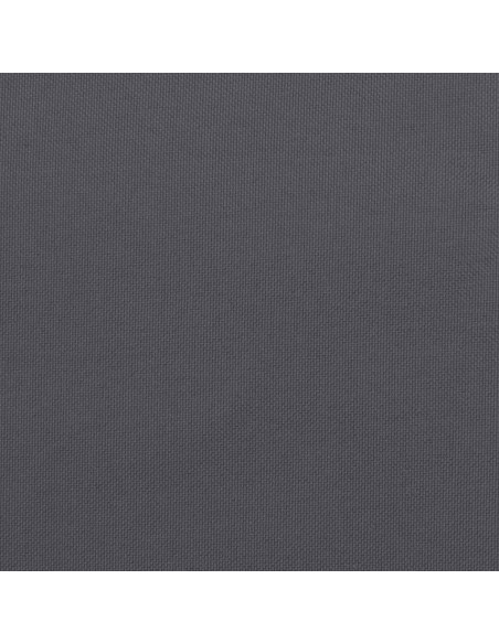 Cuscino per Panca Antracite 110x50x7 cm in Tessuto Oxford