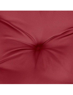 Cuscini per Panca 2 pz Rosso Vino 120x50x7 cm in Tessuto Oxford