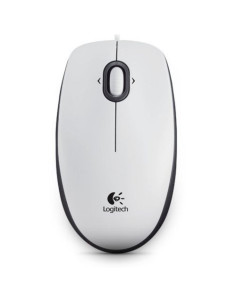 MOUSE LOGITECH "B100 Mouse White USB" 3 tasti 800dpi oem