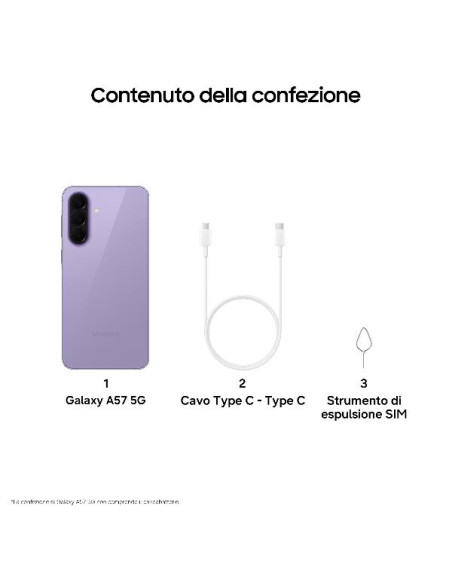 GALAXY A57 8+128GB LILAC