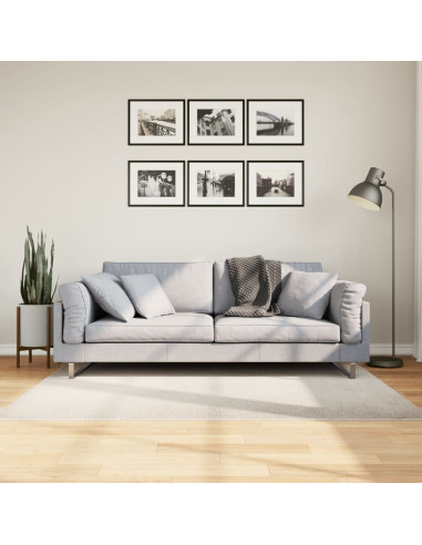 Tappeto IZA a Pelo Corto Aspetto Scandinavo Crema 120x170 cm